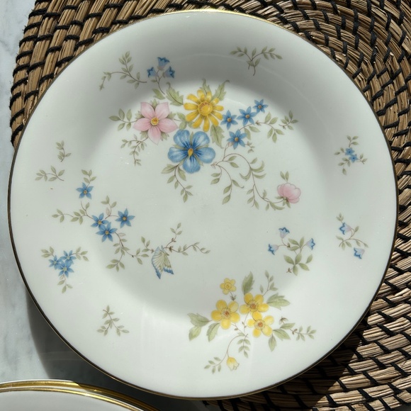 Royal Doulton “Elegy” Fine Bone China Plates Set of 6 (England) - Picture 2 of 6